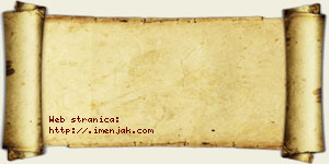 Miljana Đokić vizit kartica